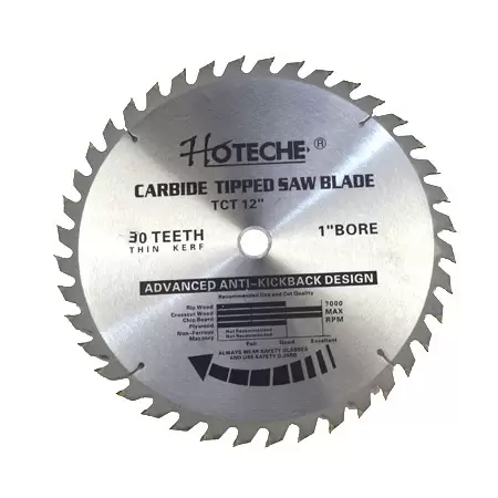 [HP12X120T] Disco Sierra Circular 12" X 120 Dientes Punta De Carburo