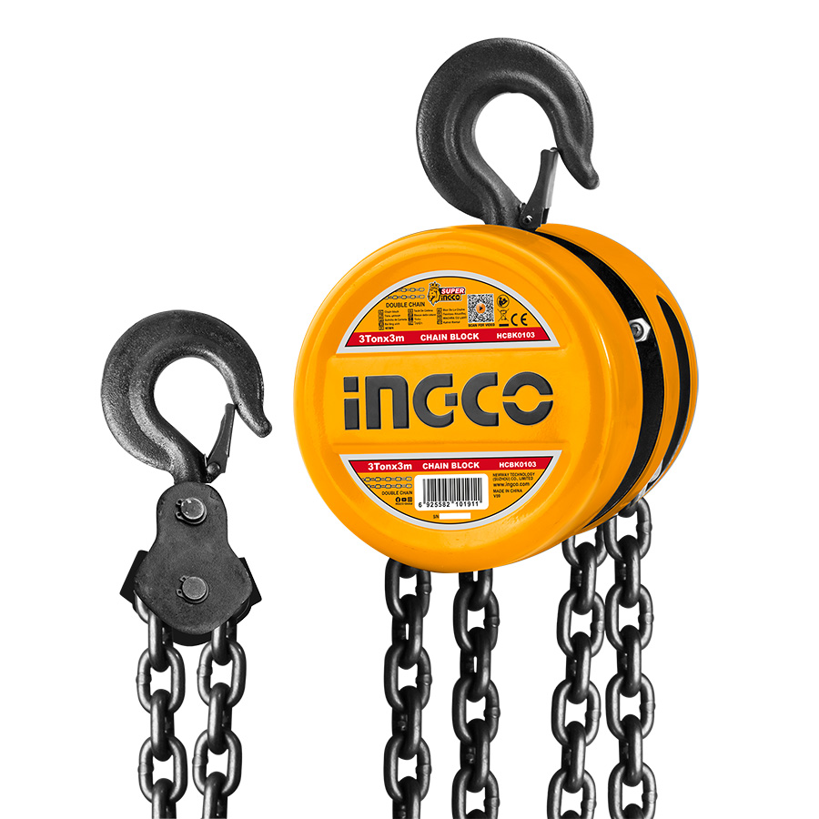 [IG-HCBK0103] Polipasto de cadena 3 toneladas 3 metros INGCO HCBK0103