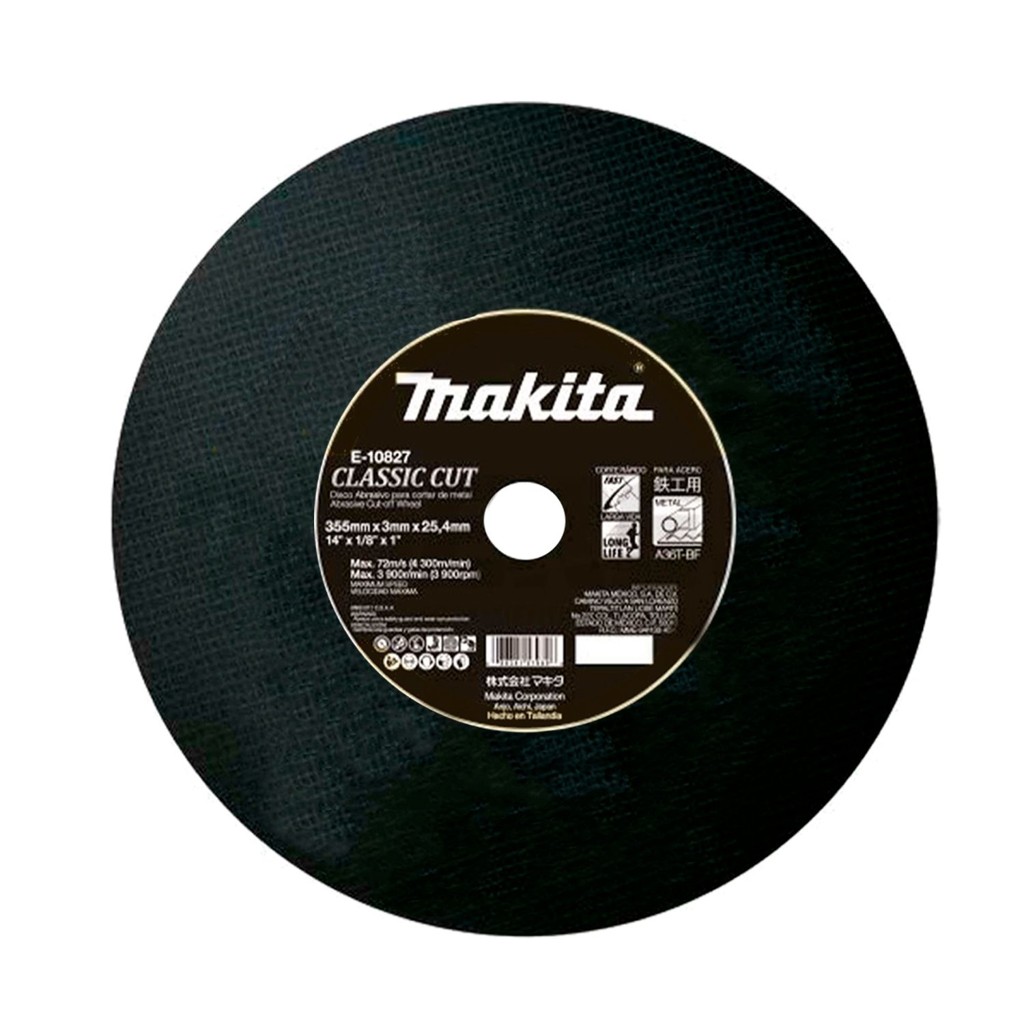 [MAKE1082725] Disco Abrasivo Corte Metal 14"