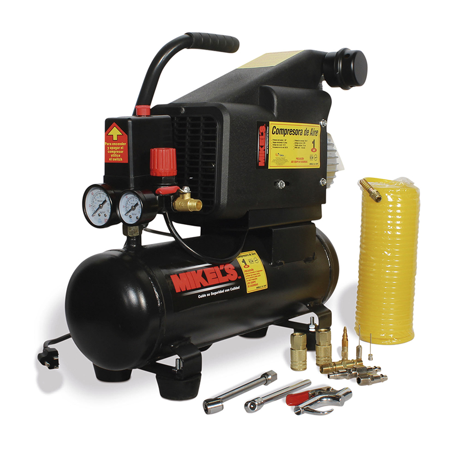 [MIK-CA-75HP] Compresor De Aire 1Hp (10 Litros)