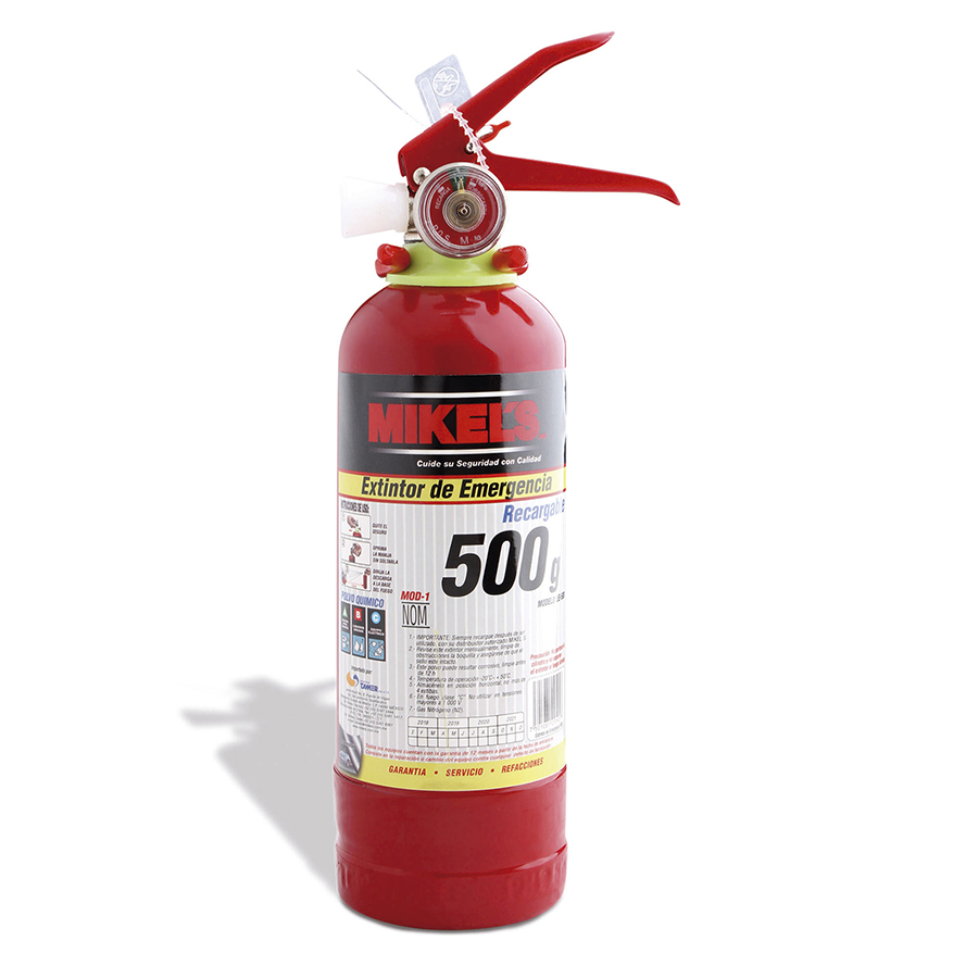 [MIK-EE-500] Extintor De Emergencia Recargable 500 G