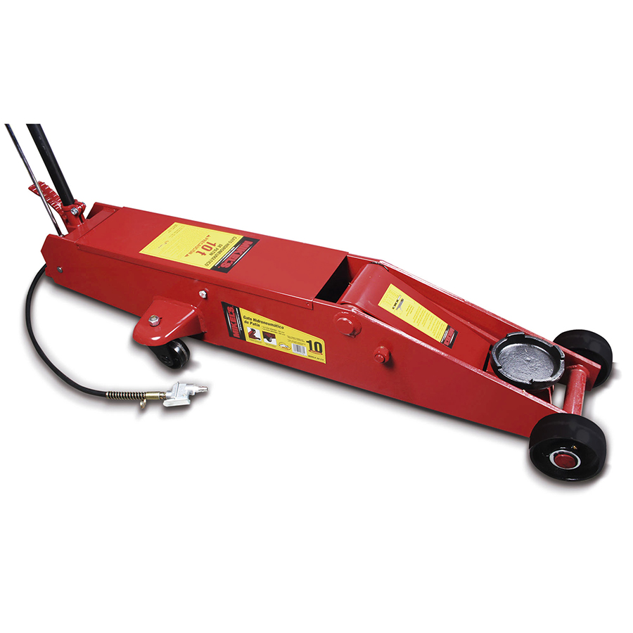 [MIK-GA-210] Gato hidroneumatico de patin 10 Ton Servicio Pesado