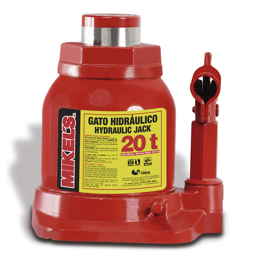[MIK-GH-20CH] Gato Hidráulico De Botella 20 Toneladas Chaparro