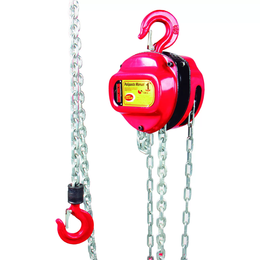 [MIK-POLM-1] Polipasto Manual 1 T Cadena 3 Metros