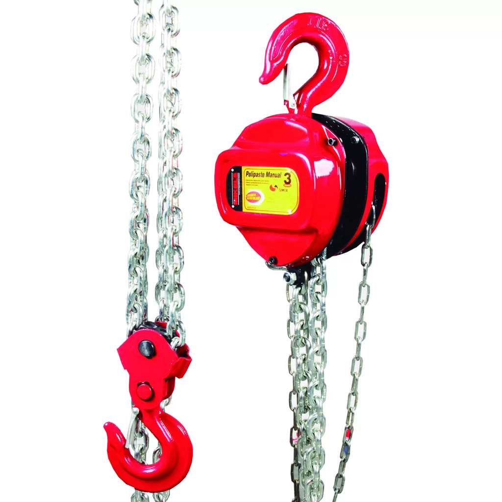 [MIK-POLM-3] Polipasto Manual 3 T Cadena 3 Metros
