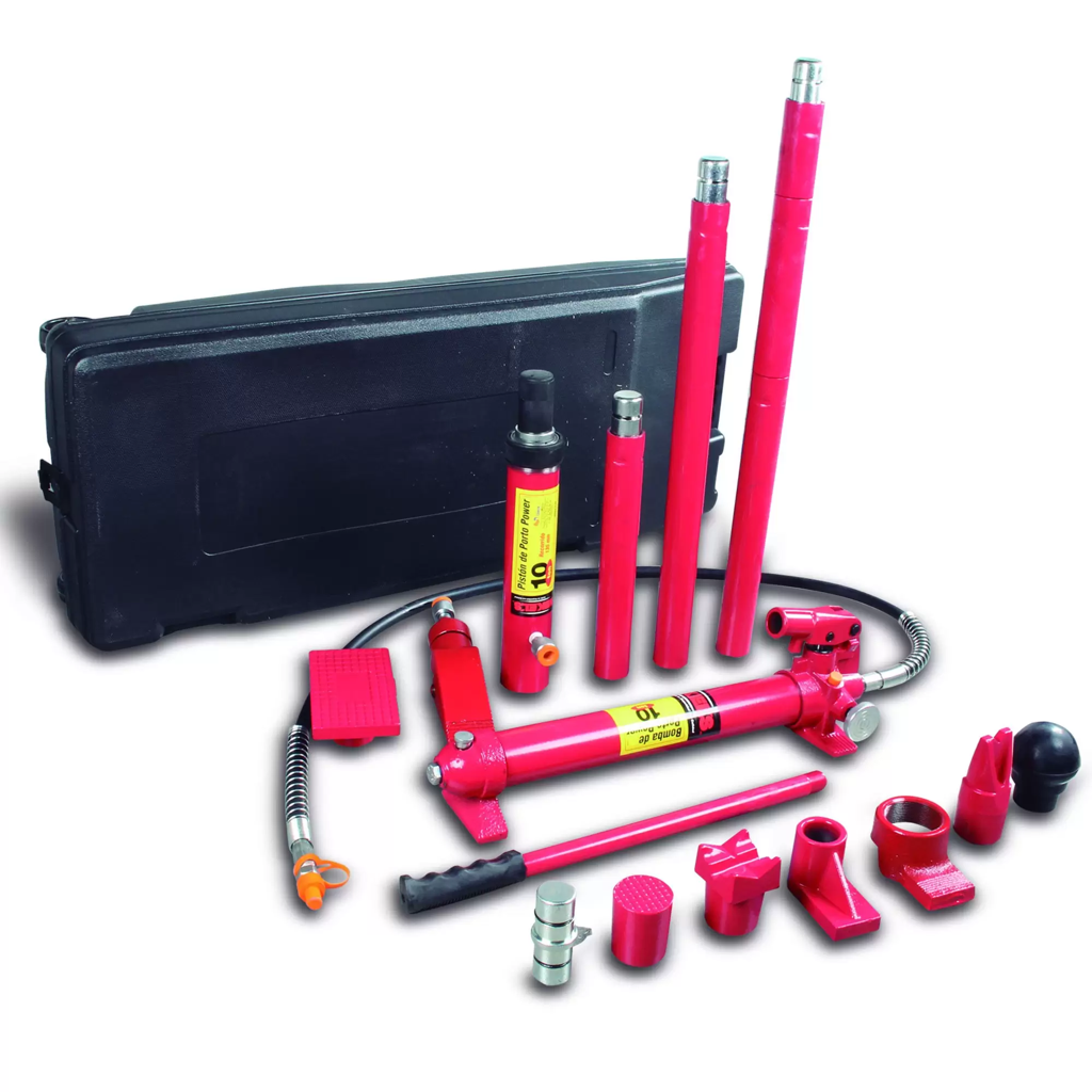 [MIK-R-435] Porto Power 10 Ton Estuche De Plástico MIKELS R-435