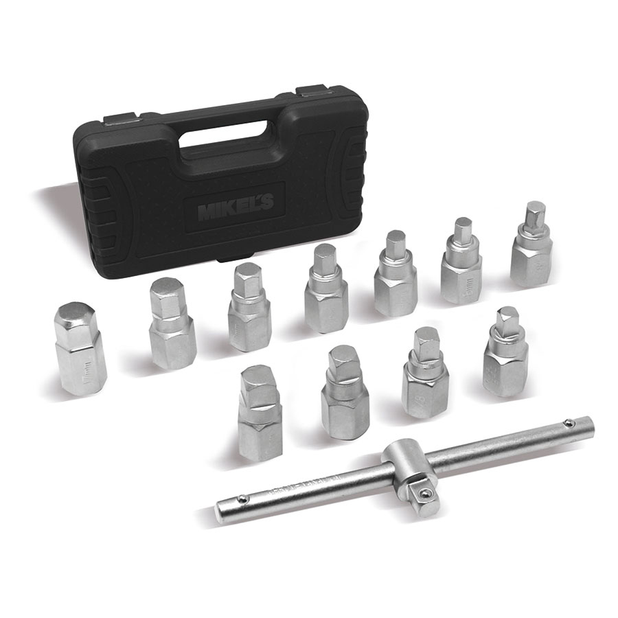 [MIK-SDHDA-12] Dados Y Llaves 3/8" Para Tapón De Carter