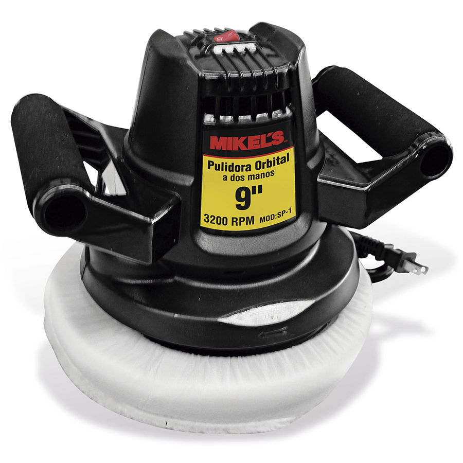[MIK-SP-1] Pulidora Orbital A Dos Manos 9”, 3200 Rpm