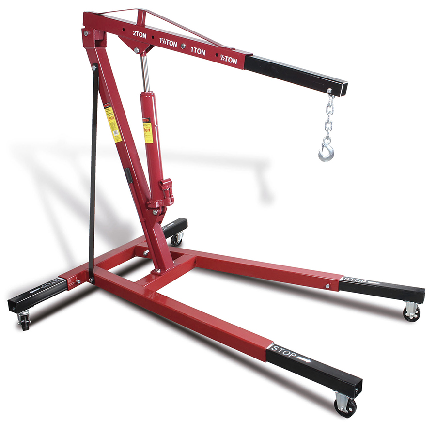 [MIK-T-1473] Pluma Hidráulica Para Motor Con Extensiones 2 Ton