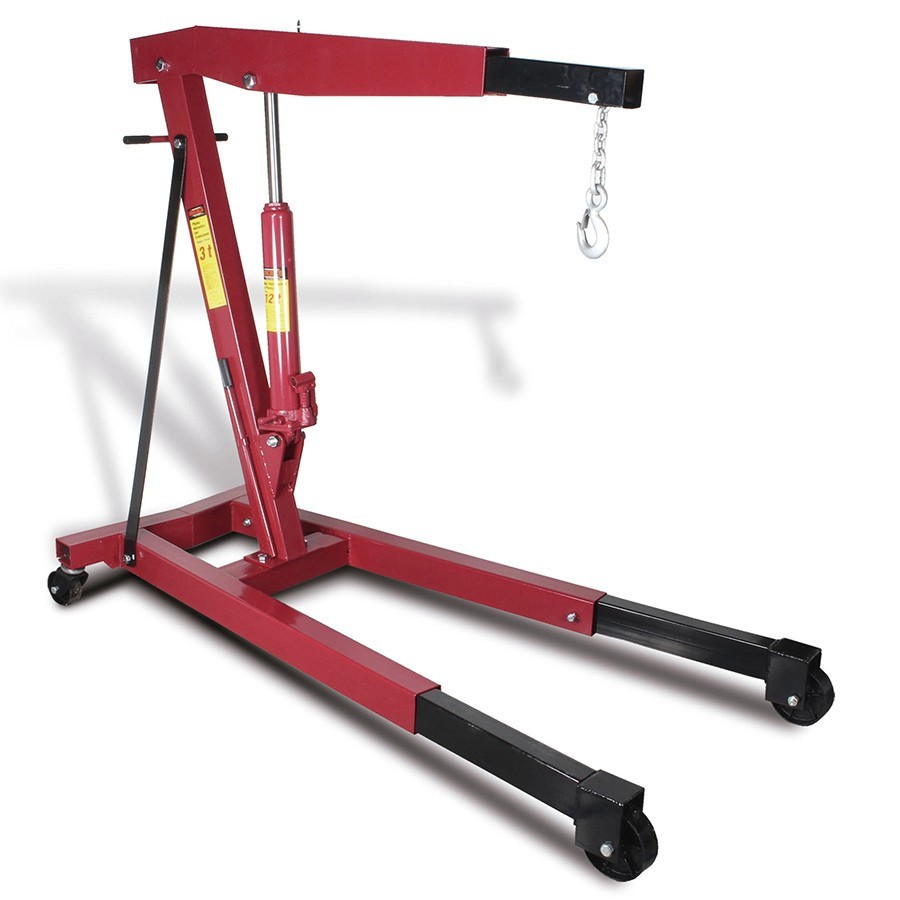 [MIK-T-3000] Pluma Hidráulica Para Motor Con Extensiones Frontales 3 Ton MIK-T-3000