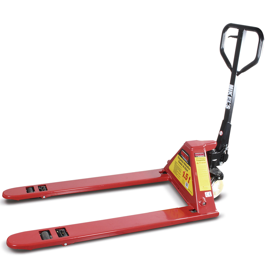 [MIK-TMK-1.5] Patin Hidráulico Traspaleta Ruedas Poliuretano Extra Baja 1.5 Ton