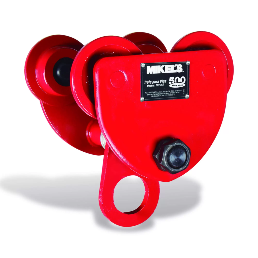 [MIK-TRV-0.5] Trole Para Viga 500 Kg Ancho Ajustable