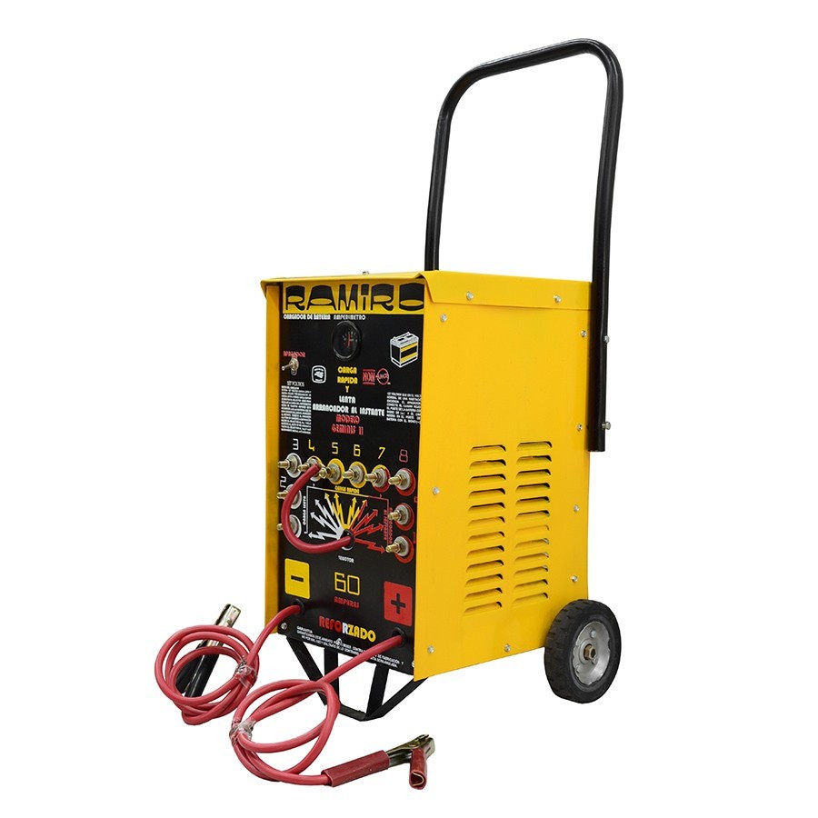 [RAMGEMINIS11] Cargador De Baterias Geminis 2 Carga Rapida Con Arrancador
