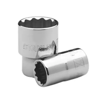 [STN86461] Dado 3/8" Mando 1/2" Std Sae 12 Puntas