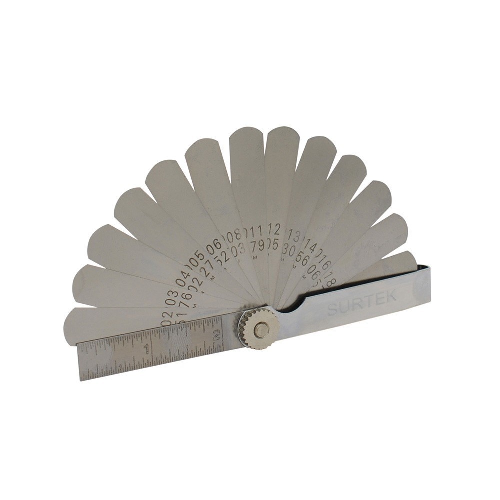 [SUR-107325] Calibrador en pulgadas y milimétricos 15 hojas Surtek 107325
