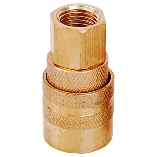 [SUR-108125] Cople de bronce de conexión rápida 1/4" NPT hembra Surtek 108125