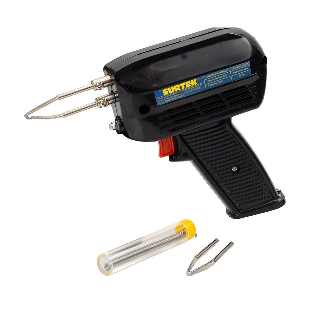 [SUR-112553] Cautín tipo pistola 140 W 120 V Surtek 112553