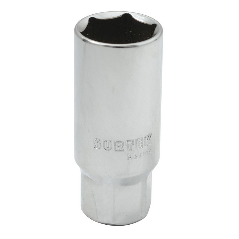 [SUR-F582050] F582050 Dado para bujía con neopreno en pulgadas cuadro 1/2" 6 puntas 5/8" Surtek