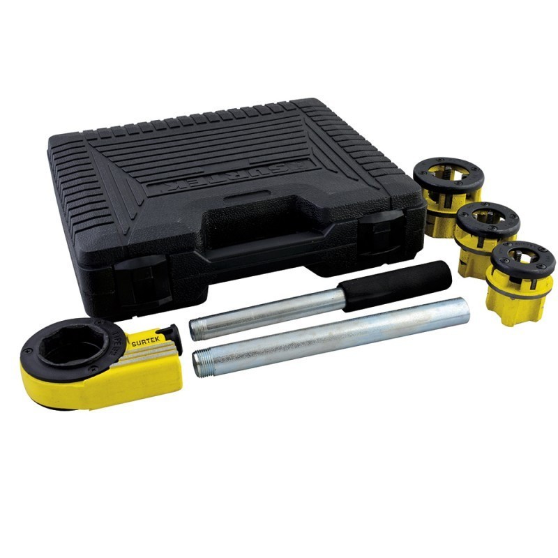 [SUR-TMP5] Juego de tarraja para tubo 1/2" a 1" NPT 4 piezas Surtek TMP5