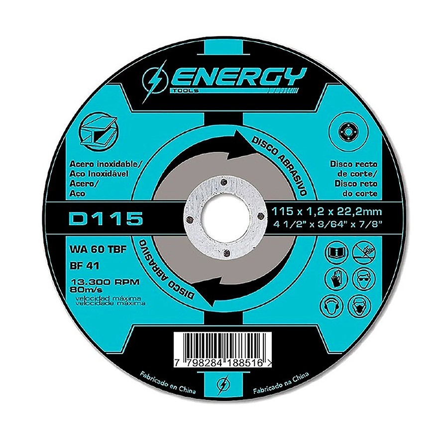 [SYN-D11510] Disco de Corte 4-1/2 Energy D11510