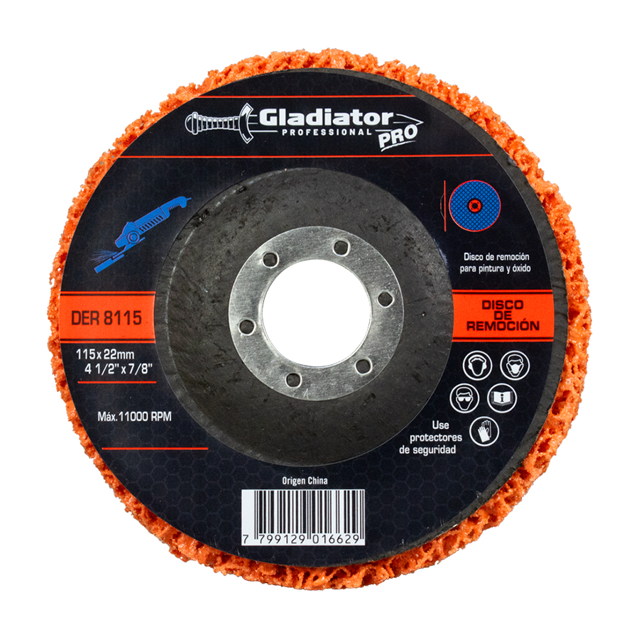 [SYN-DER8115] Discos de Remoción para Pintura y Oxido, 11,000rpm, 115x22mm