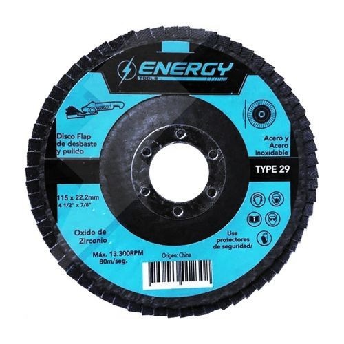 [SYN-DFZ11540/29] Disco Laminado Zirconio 4 1/2" Grano 40 Energy DFZ11540/29