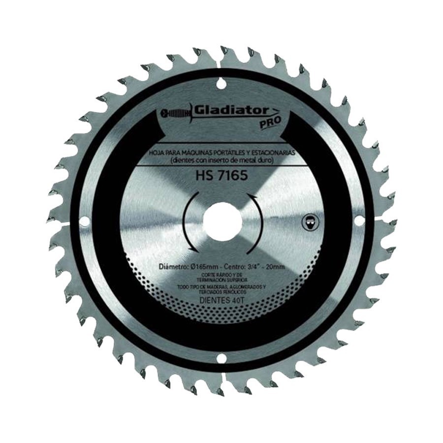 [SYN-HSIDM814] Disco Sierra Circular 8.1/4x1" 40 Dientes Multimateriales