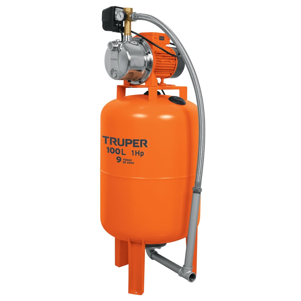 [TRUP-12255] Bomba hidroneumática 1 HP 100 litros