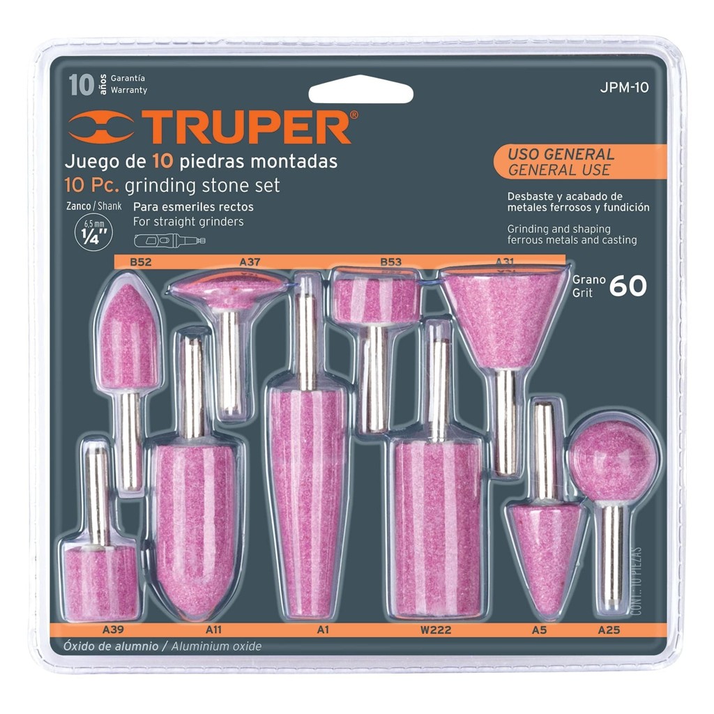 [TRUP-12445] Piedras Para Montar 10 Piezas Truper 12445