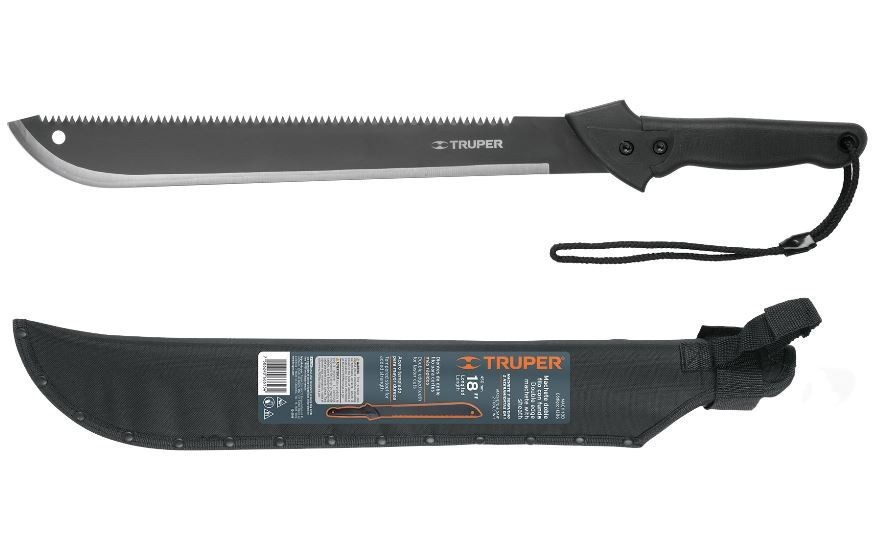 [TRUP-13098] Machete doble filo, 18' con mango inyectado 13098