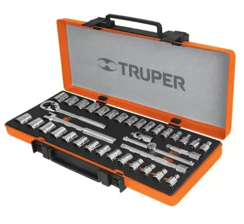 [TRUP-13955] Autocle Cuadro 3/8" 36 Piezas Truper 13955