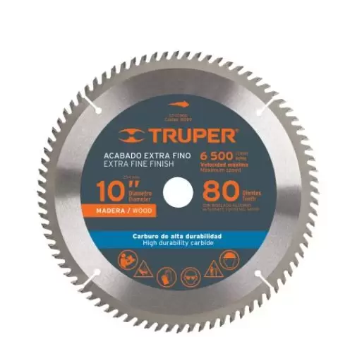 [TRUP-18307] Disco sierra p/madera 10', 40 dientes, centro 1' 18307