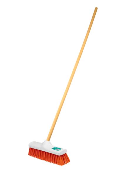 [TRUP-57035] Escoba cepillo industrial, cerda rígida, 41 cm