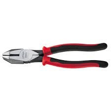 [URR-269GX] Pinza para electricista con mango bimaterial de 9-3/8" corte lateral alta palanca Urrea 269GX