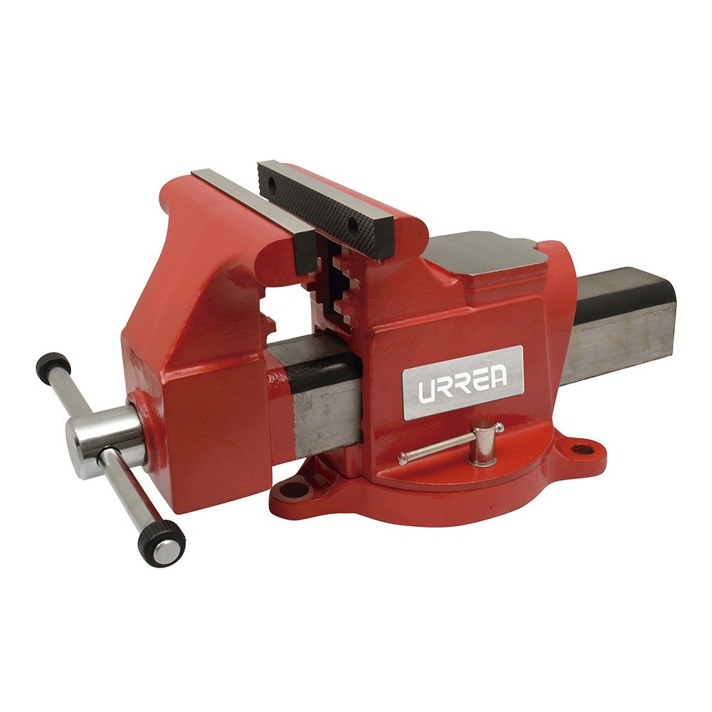 [URR-428N] Tornillo de banco con textura diamante 8" Urrea 428N