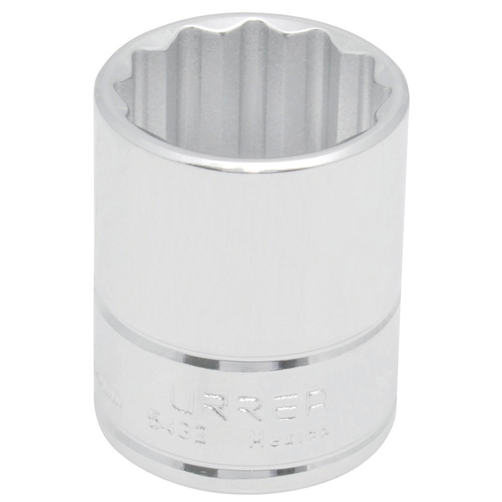 [URR-5436] Dado cuadro de 1/2" 12 puntas en pulgadas 1-1/8" Urrea 5436