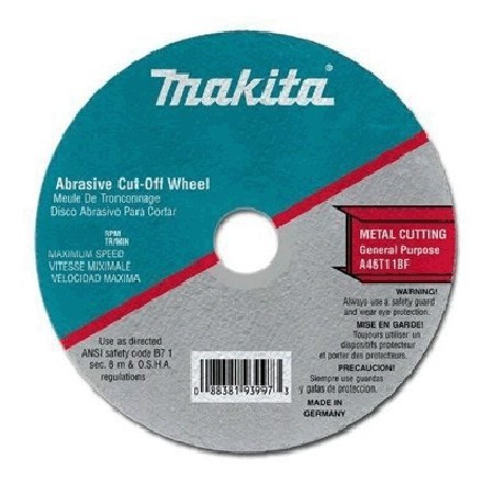 [724115A] Disco Abrasivo Corte Metal 4 1/2" 3/64" 7/8" 724115A