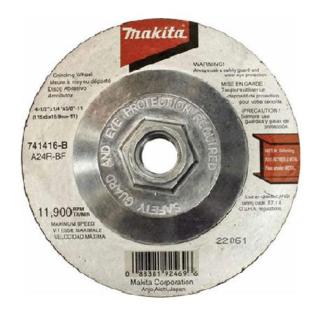 [741416B] Disco Abrasivo Desbaste Con Adaptador 4 1/2"B44270