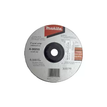 [A90255] Disco Abrasivo Desbaste 7-1/4" X 7/8" X 1/4" B44286