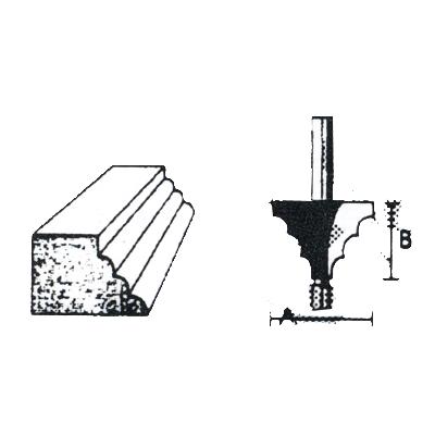 [UTE247] Broca 3/4" Murcielago Con Guia