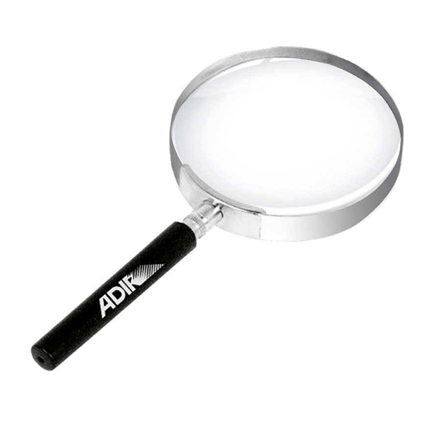[ADIR170] Lupa De Cristal Con Aro Metalico 2.5"