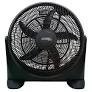 [ADIR2077] Ventilador de piso negro con aspas d/plastico