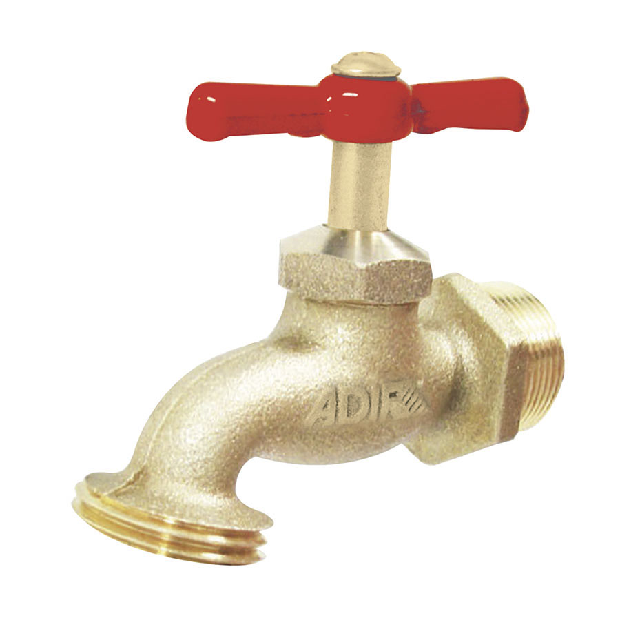 [ADIR453] Llave Para Jardin De Rosca De 1/2" Con Cuerpo De Zinc