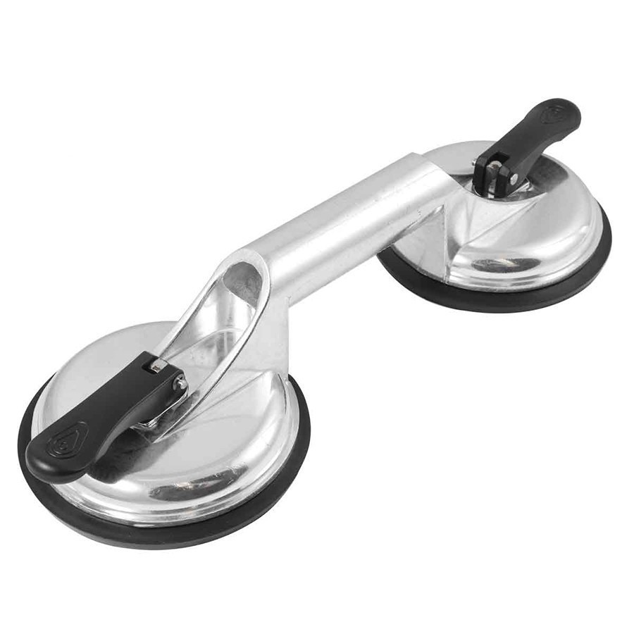[WEST-C02163] Ventosa P/Vidrio D/Aluminio 2 Copas Cap. 100Kg WEST-C02163