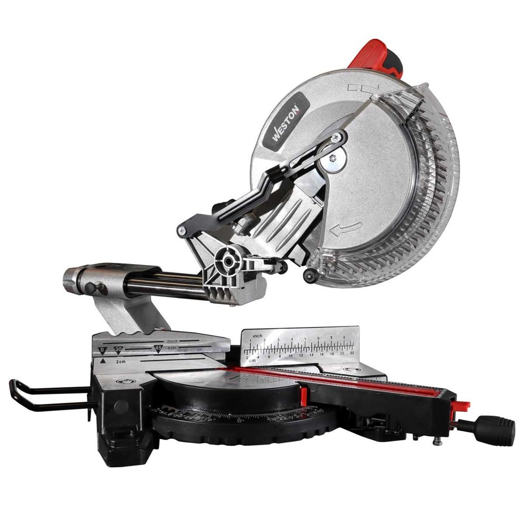 [WEST-M03010] Sierra de Inglete Compuesta Deslizante 10" 1,800 W 5,000 rpm WESTON M-03010