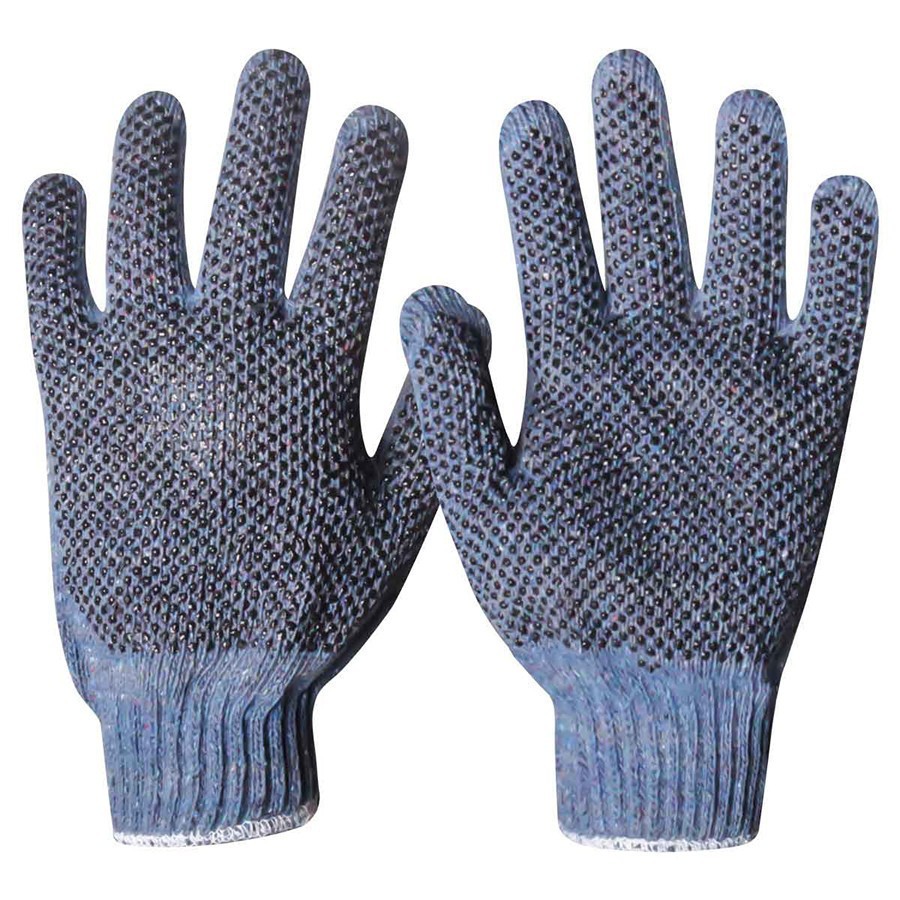 [WEST-ST02020] Guante Algodon Multicolor C/Puntos Pvc Unitalla (Precio X Par - E WEST-ST02020