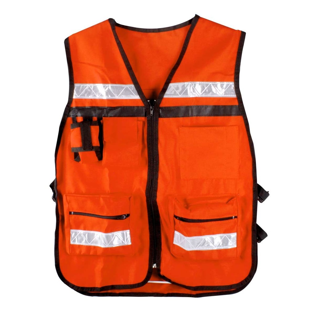 [WEST-ST6600500] CHALECO TIPO SUPERVISOR NARANJA UNITALLA WEST-ST6600500