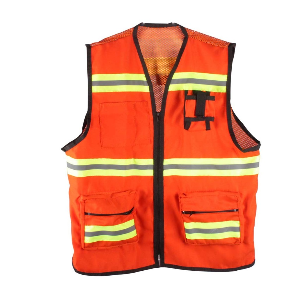 [WEST-ST6600520] Chaleco tipo Geologo C/Jersy y Ref Tex Bicolor Naranja L WEST-ST6600520