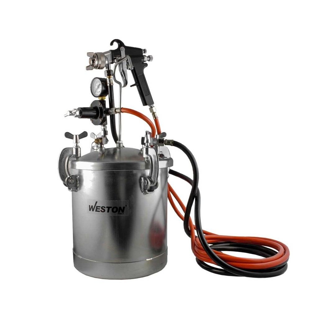 [WEST-W70255] Equipo para Pintar de aplicacion Industrial 10L 70 Psi + manguera