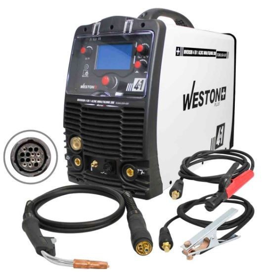 [WEST-Z67100] Soldadora INVERSOR MULTIPROCESO 4EN1 AC/DC MMA/TIG/MIG 200A 220V WEST-Z67100
